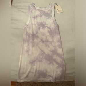 Brand new purple tie dye tank top